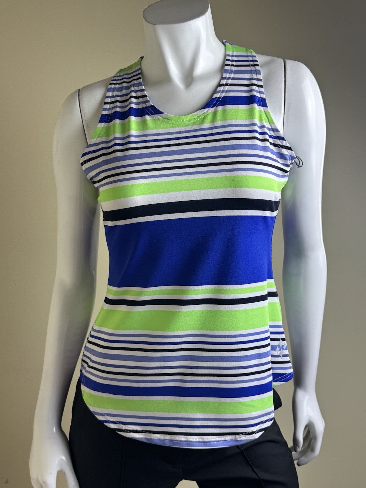 JOFIT Women's Golf Polo Top Size S Stripes         (B.148)