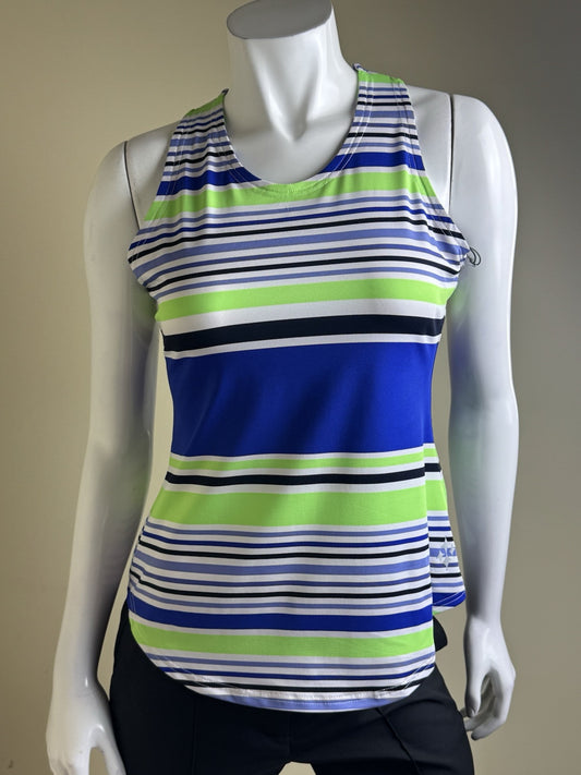 JOFIT Women's Golf Polo Top Size S Stripes         (B.148)