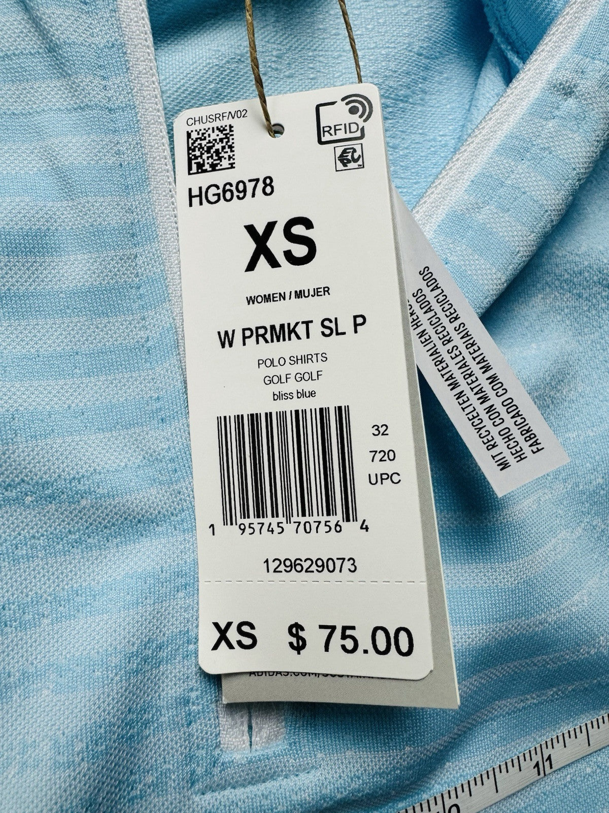 $75 Adidas Women’s Polo Golf Shirt Sz XS Climacool  (B.148)