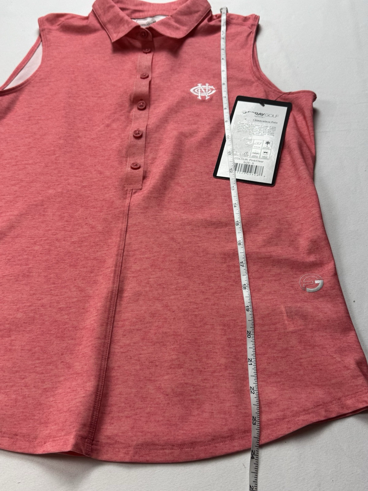 Foray Golf Womens Sleeveless Golf Polo Shirt. Sz S.   (B.33)