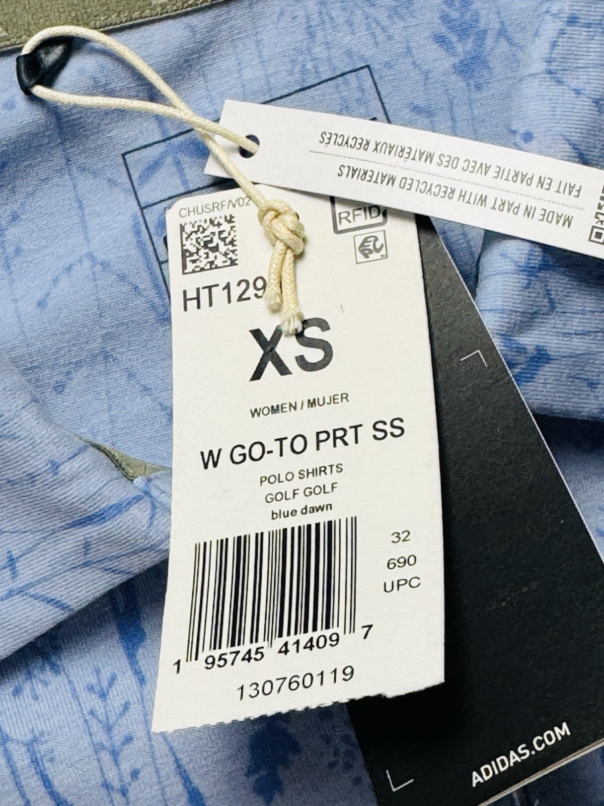 Adidas Women’s Polo Golf Shirt Sz XS Climacool  (B.148)