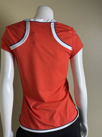 $90 An Original Penguin by Munsingwear Women’s Golf shirt Sz S.     (B.33)