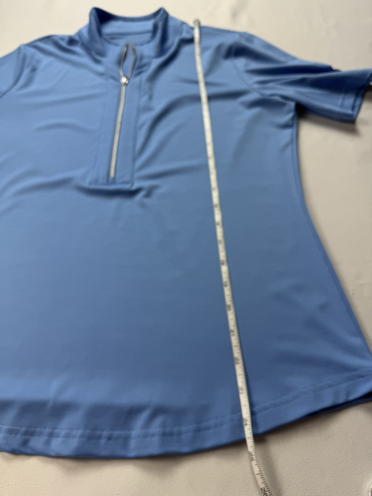 GG Blue Women's Golf Polo Shirt Sz M. (B.44)