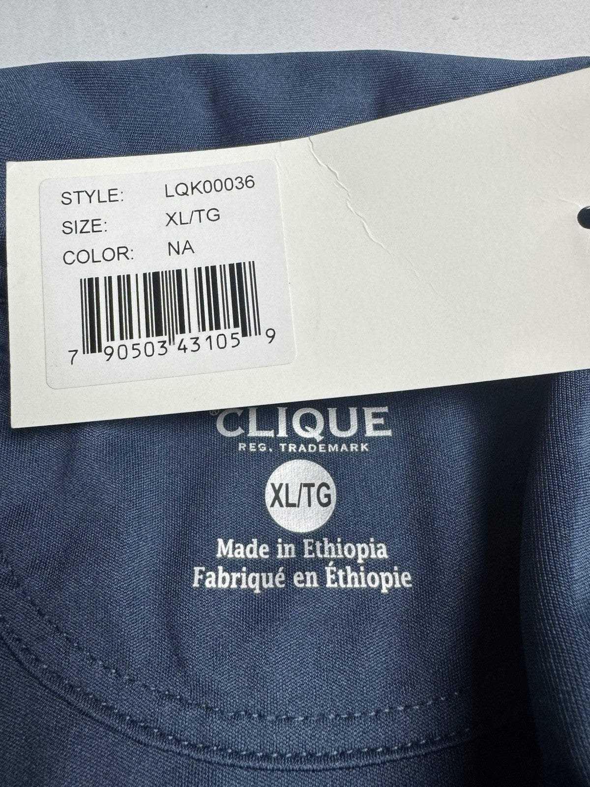 Clique Women’s Top Golf Polo Shirt Sz XL.   (B.124)