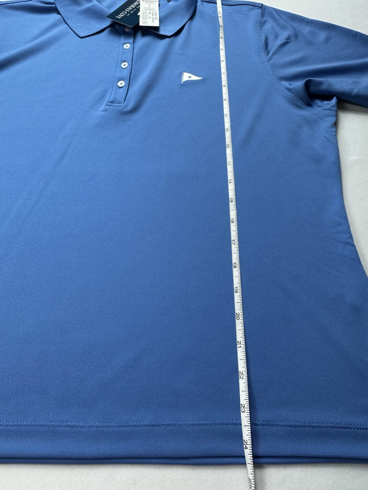 ADMIRALS COVE Women’s Golf Blue shirt Sz XL.  (B.39)