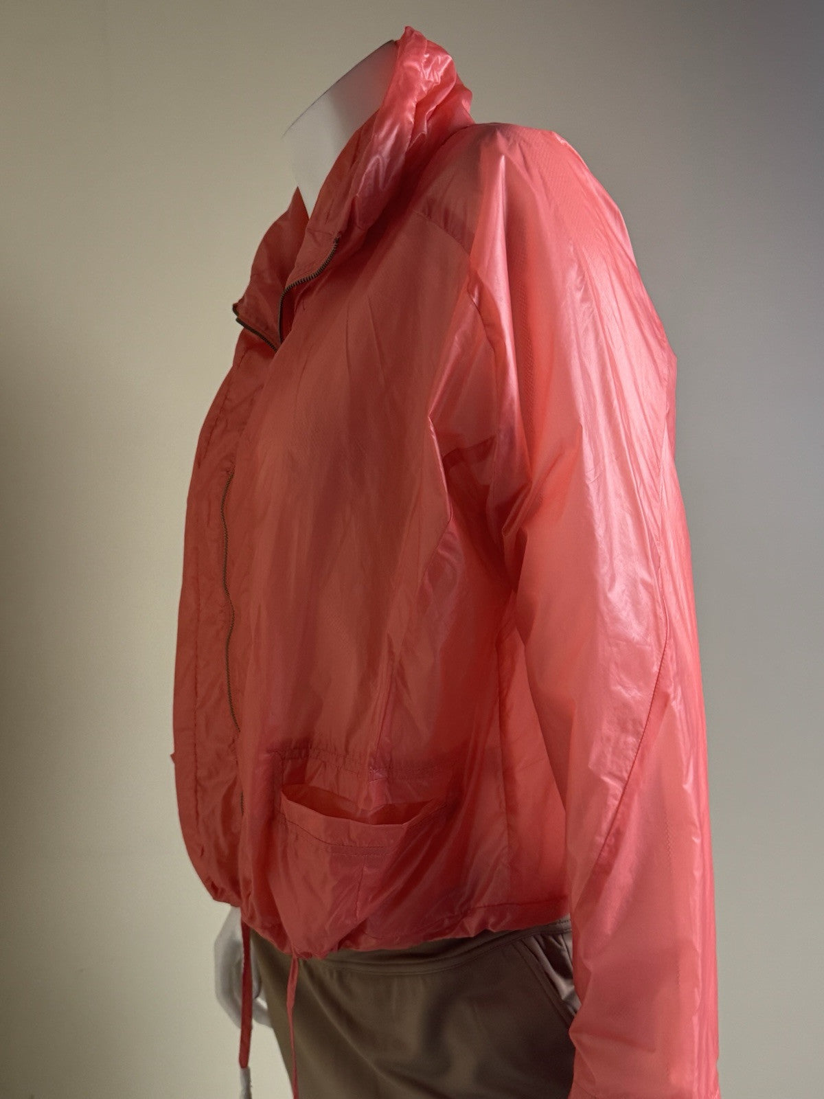 $129 Inspired Style Women's Orange Windbreaker Size M.      (B.43/1)