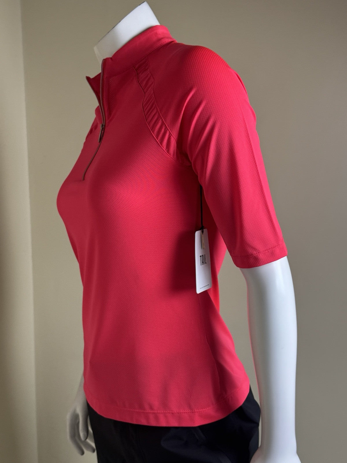 Tail Women's Golf Shirt Red Size S    (B.33)