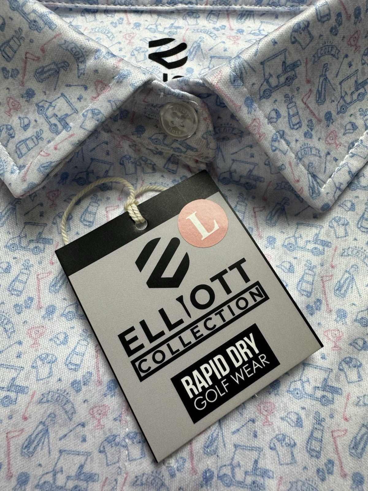 Elliott Collection Women’s Golf Polo Shirt Size L  (B.145)