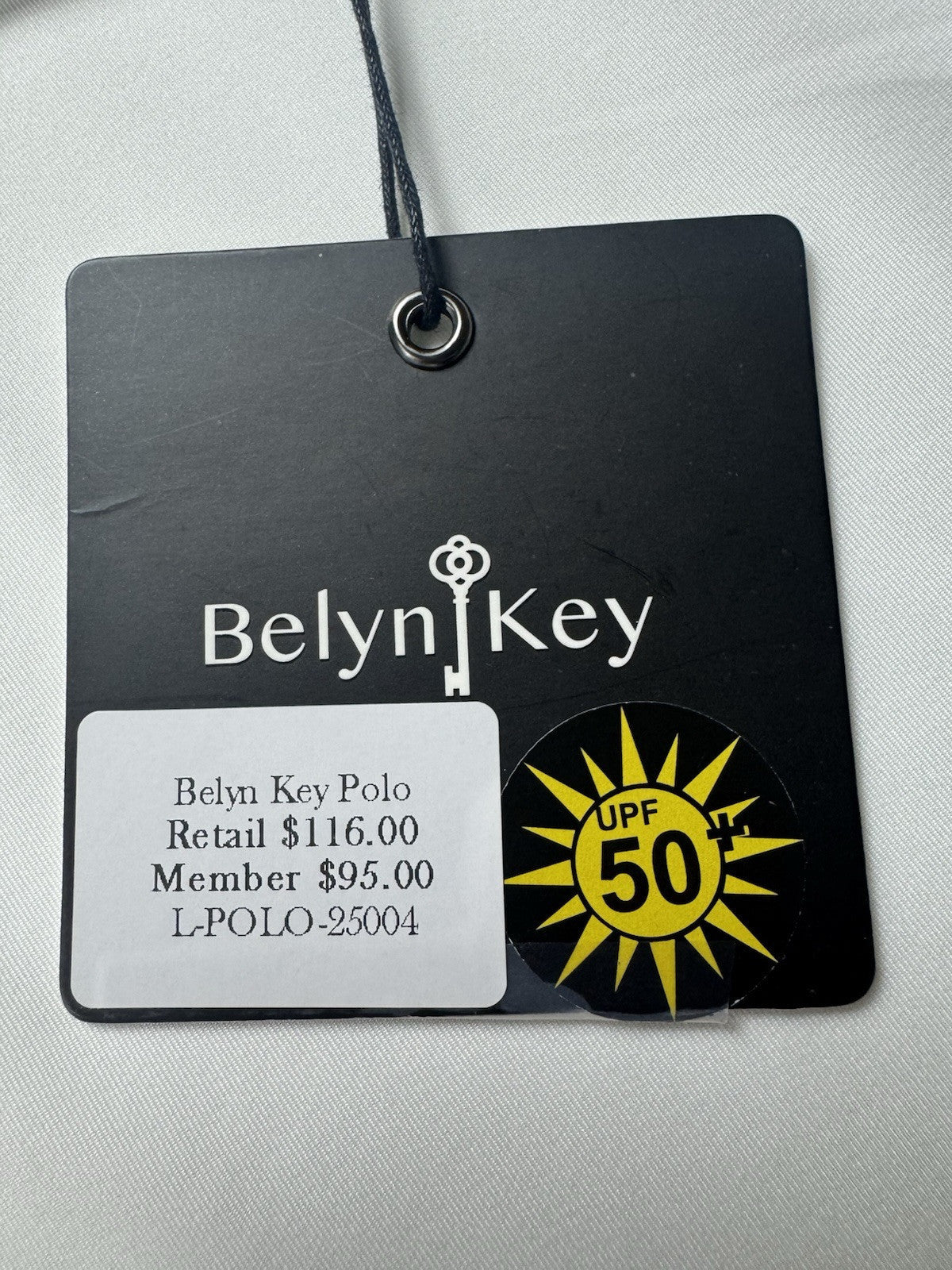 BELYN KEY Women’s Golf Shirt Sz S.    (B.33)