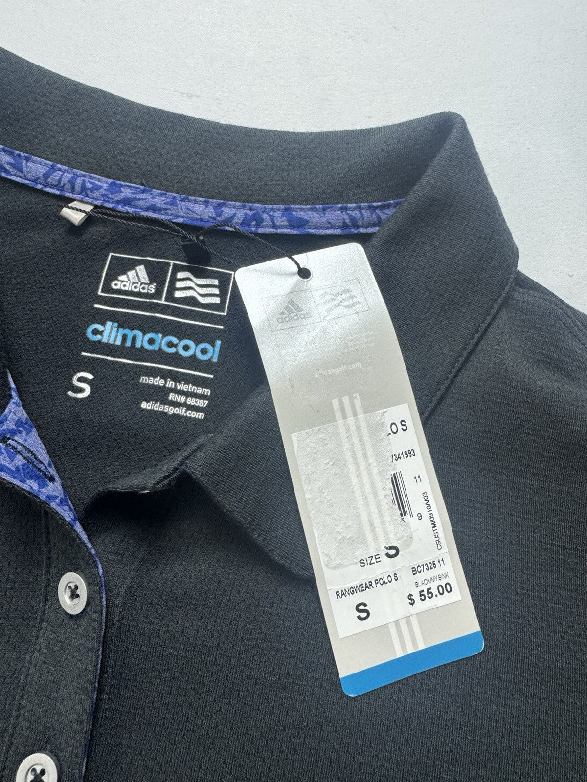 Adidas Women’s Polo Golf Shirt SZ S Climacool  (B.33)