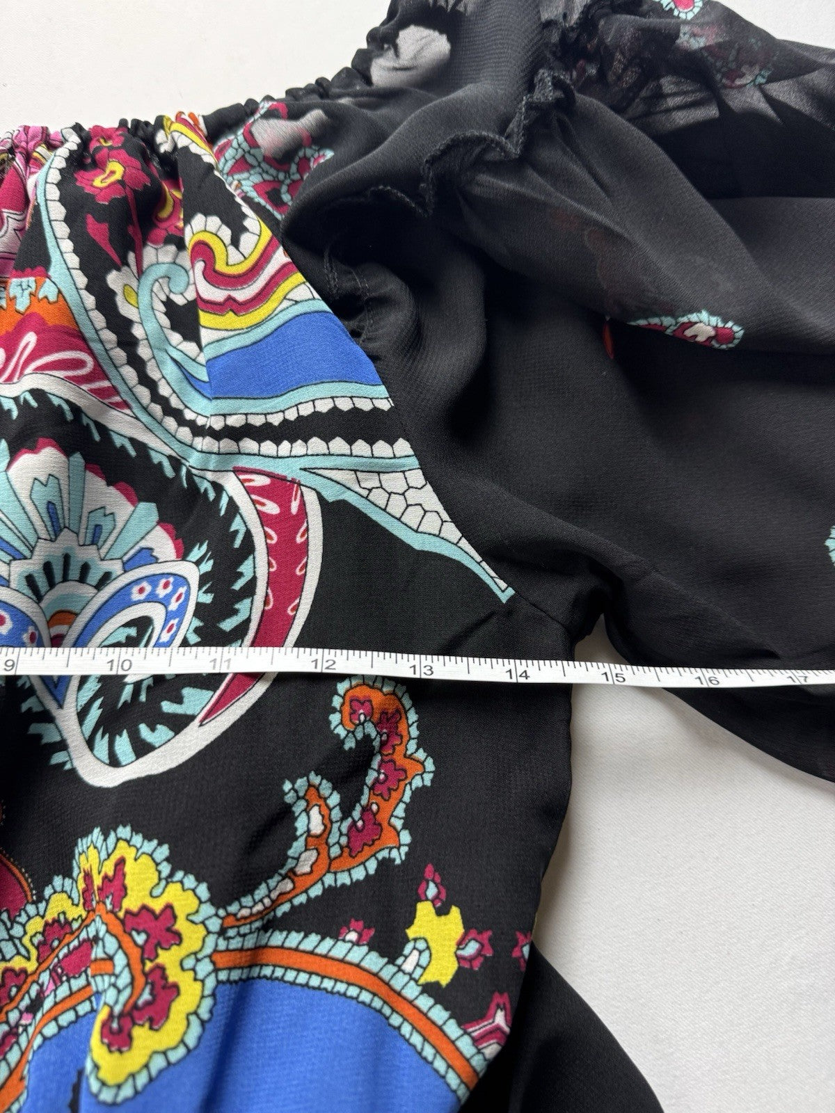 Lalla Nissa Floral Long Dress Size M. (B.149)