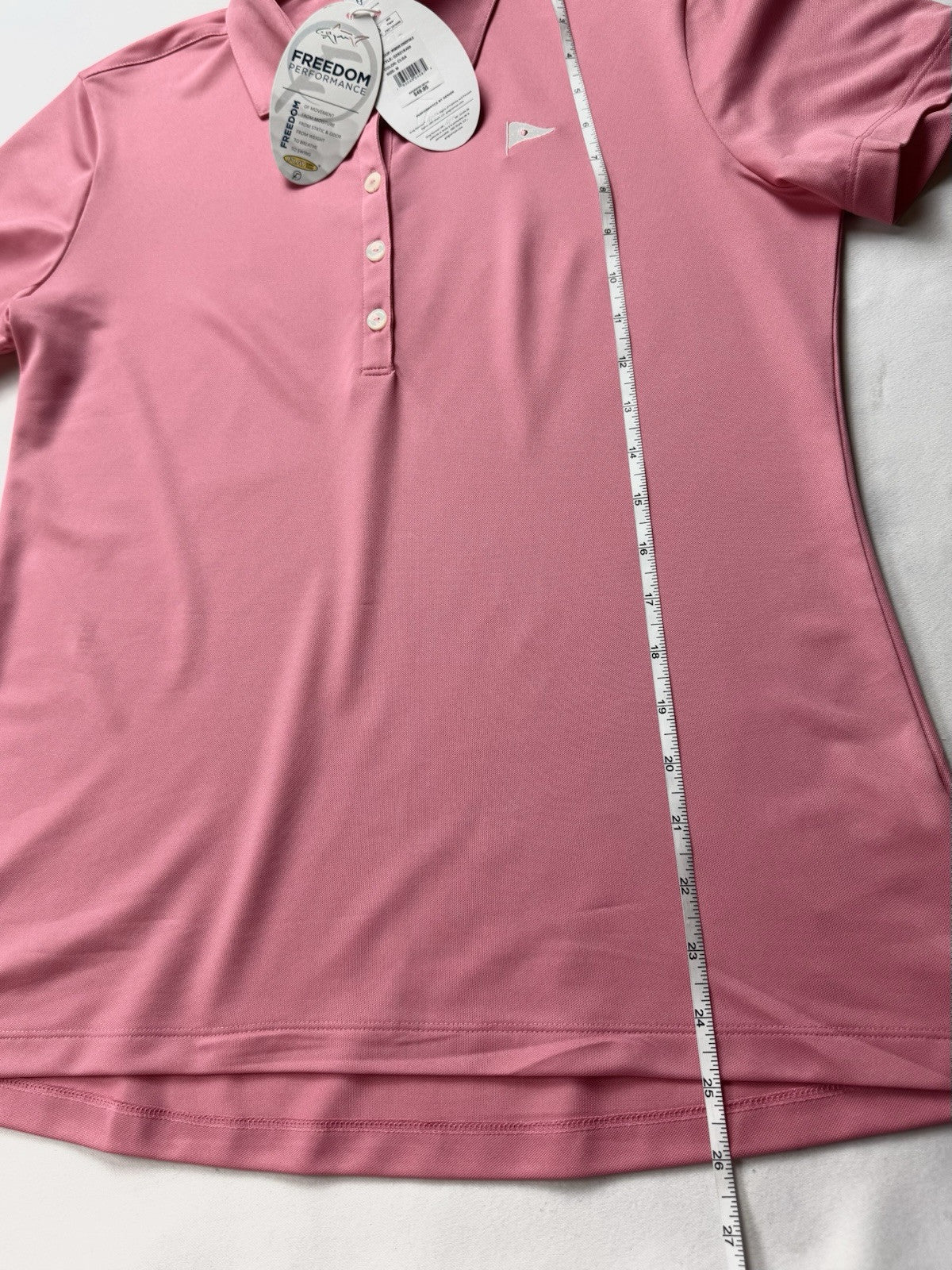 Greg Norman Women's Golf Polo Shirt Sz M (B.39/4)