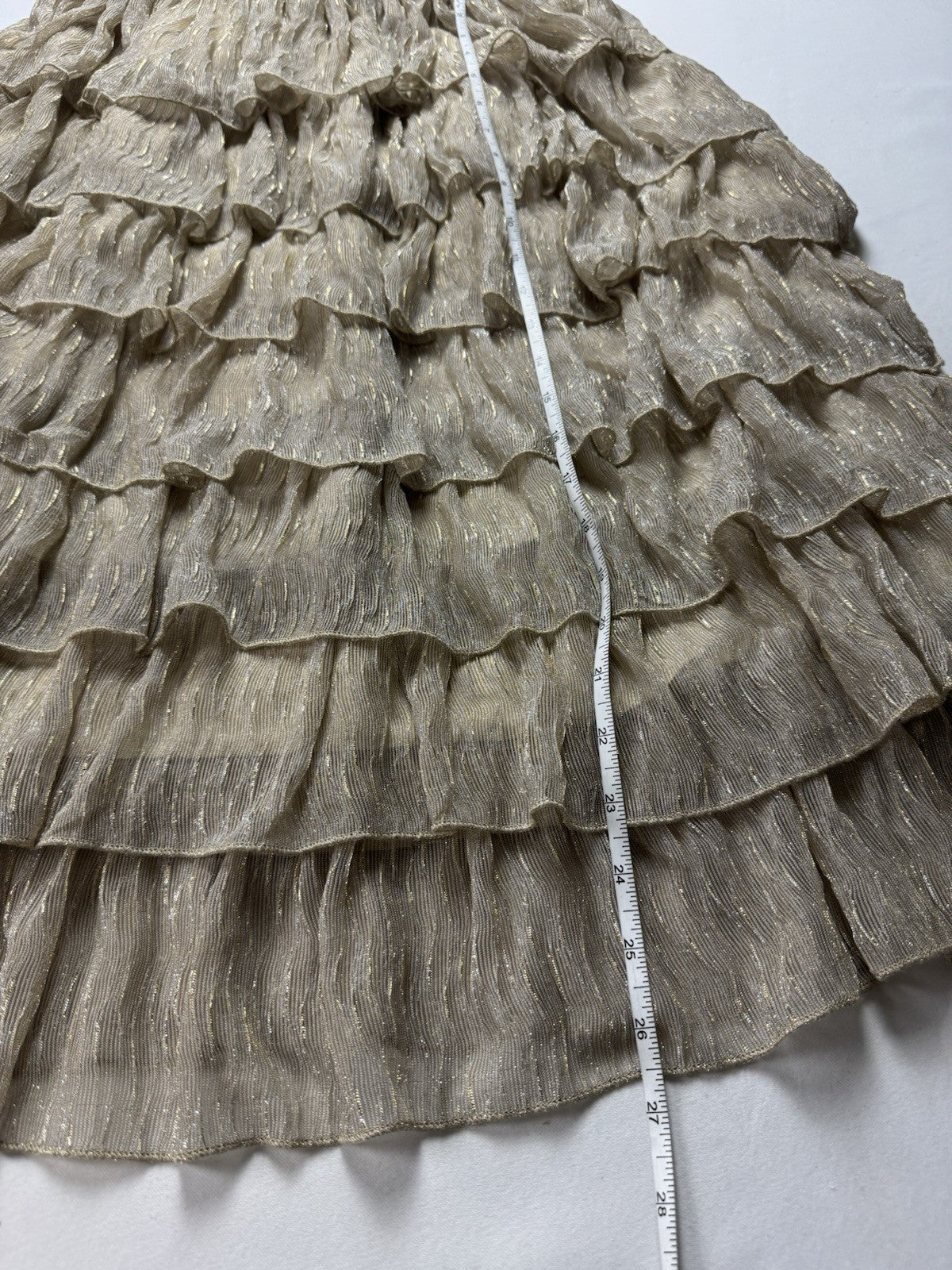 By Together Ruffle Maxi Dress Size S (B.149)