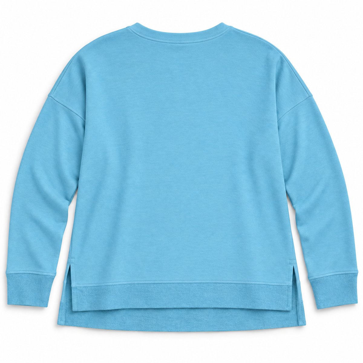 Tasc Performance Riverwalk III aquamarine sweatshirt size XL, back flat lay