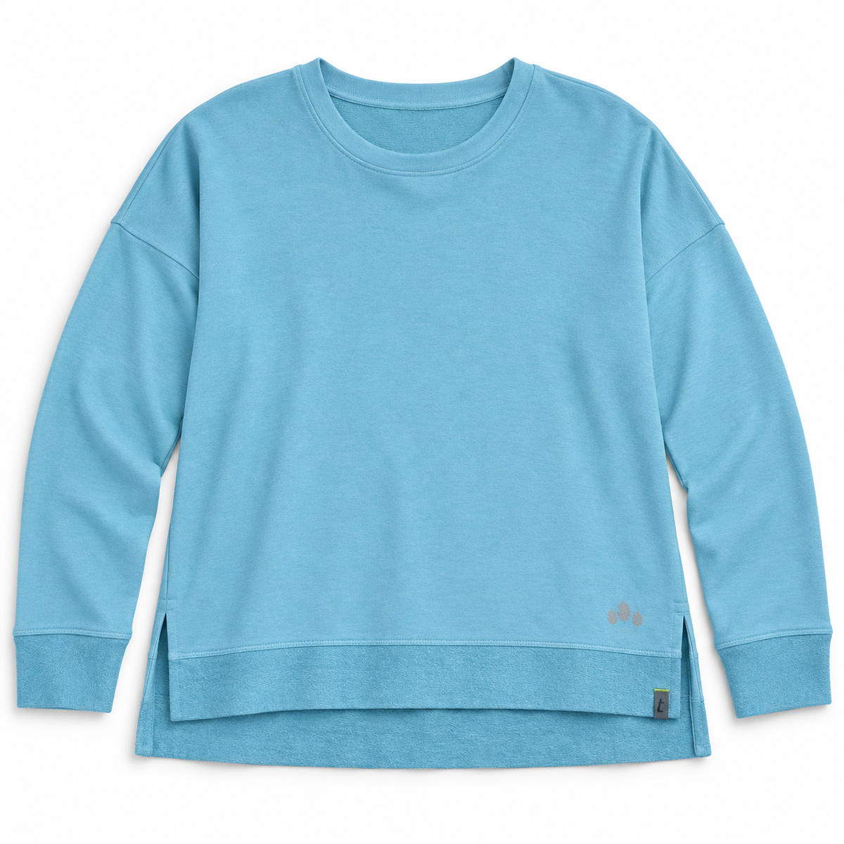 Tasc Performance Riverwalk III aquamarine sweatshirt size XL, front flat lay