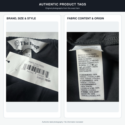 Authentic The Drop Anaya size XL style barcode 100 percent Tencel Lyocell and origin tags