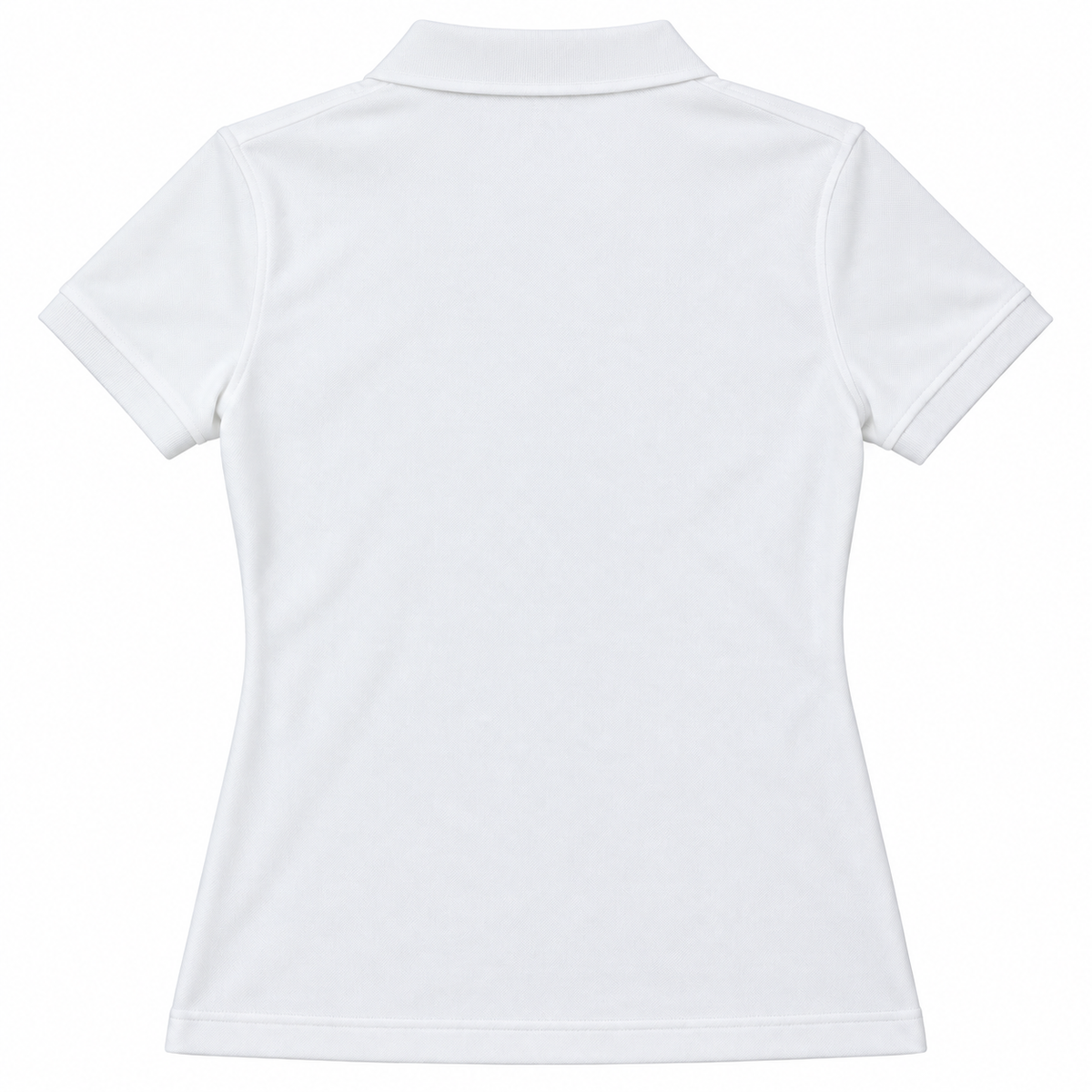 Tory Sport Snow White Tech Pique Polo size XS back flat view
