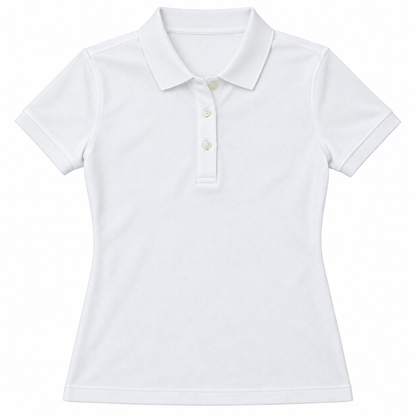 Tory Sport Snow White Tech Pique Polo size XS front flat view