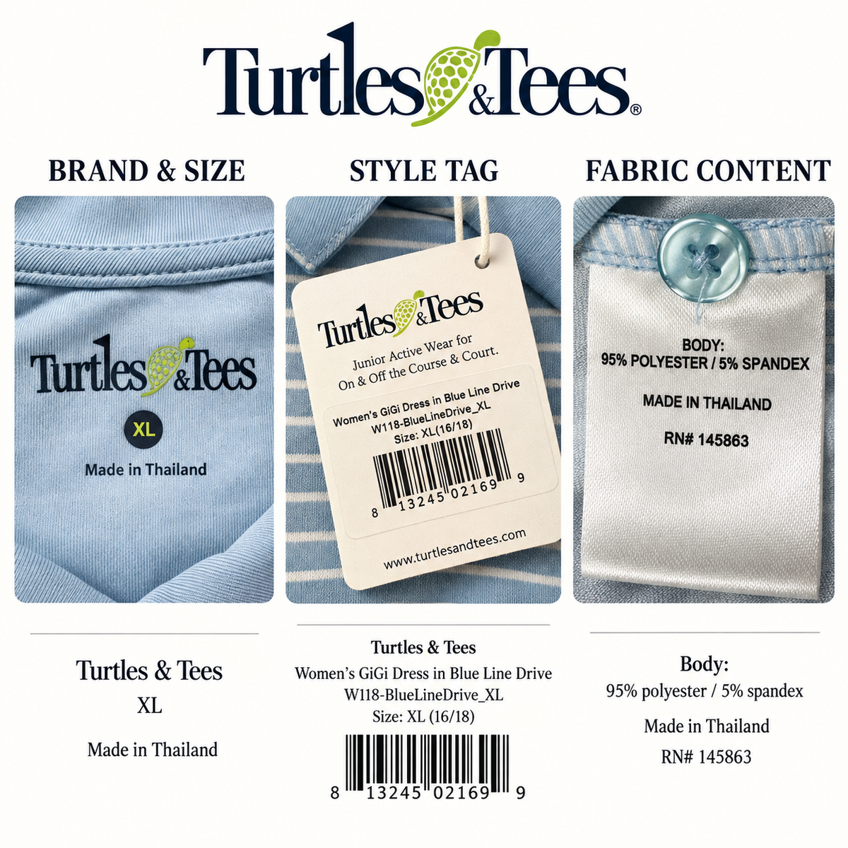 Authentic Turtles and Tees size XL style and fabric tags