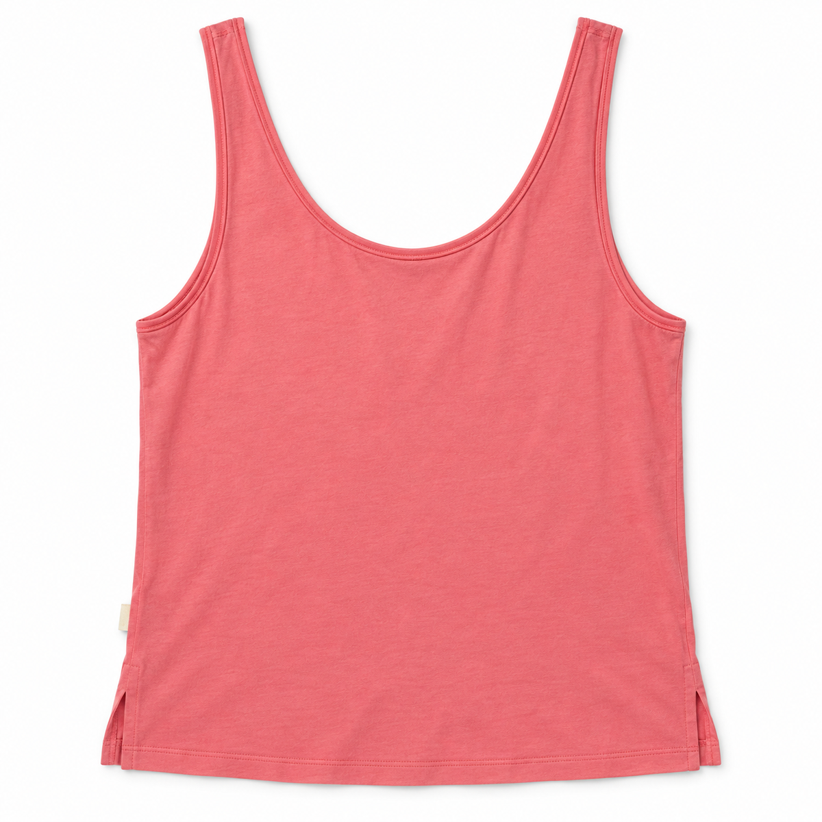 UGG women's Coralynn tank in peach coral, size S, back flat product view