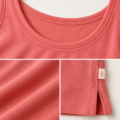 UGG Coralynn tank neckline, organic cotton TENCEL fabric and side-slit details