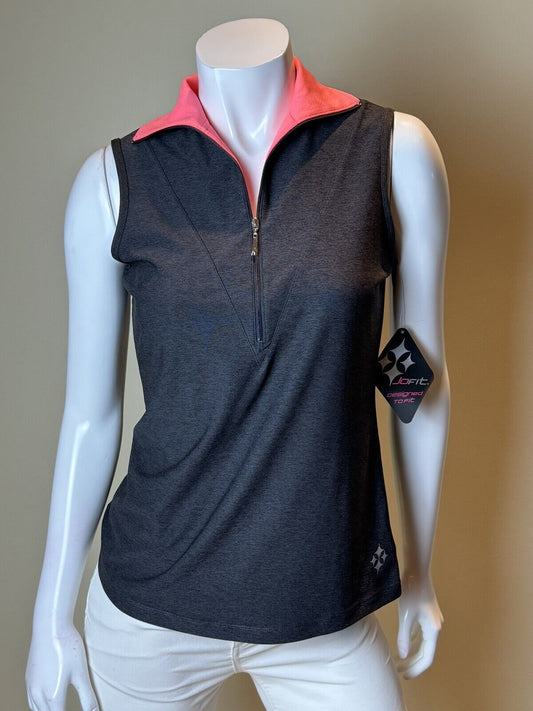 JOFIT Women's Golf Polo Shirt/Top Size S Gray.      (58)