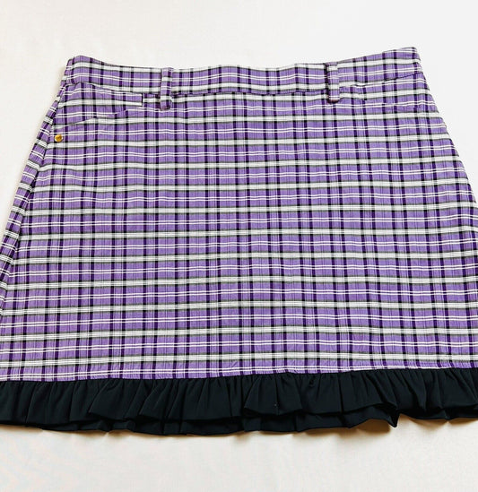 BrenDratti Woman’s Skirt Skort Tennis Golf Sz XL Purple