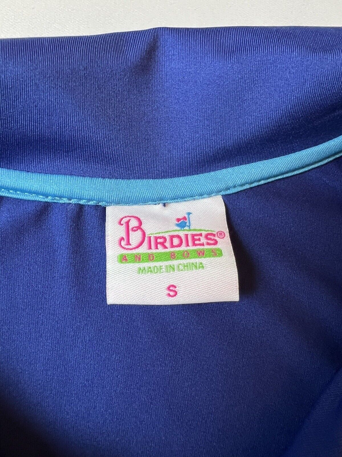 BirdeeSport Women's Top Golf Shirt Sz S Blue (18)