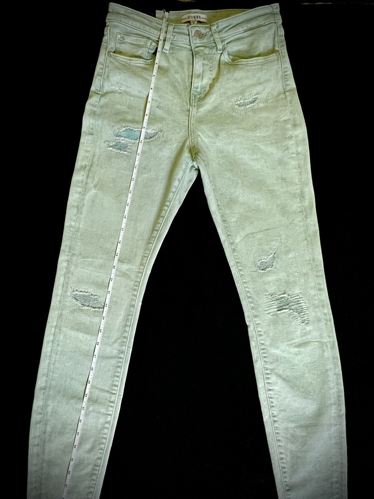 GUESS Jeans Women’s Sz 28 Green $108 Retail