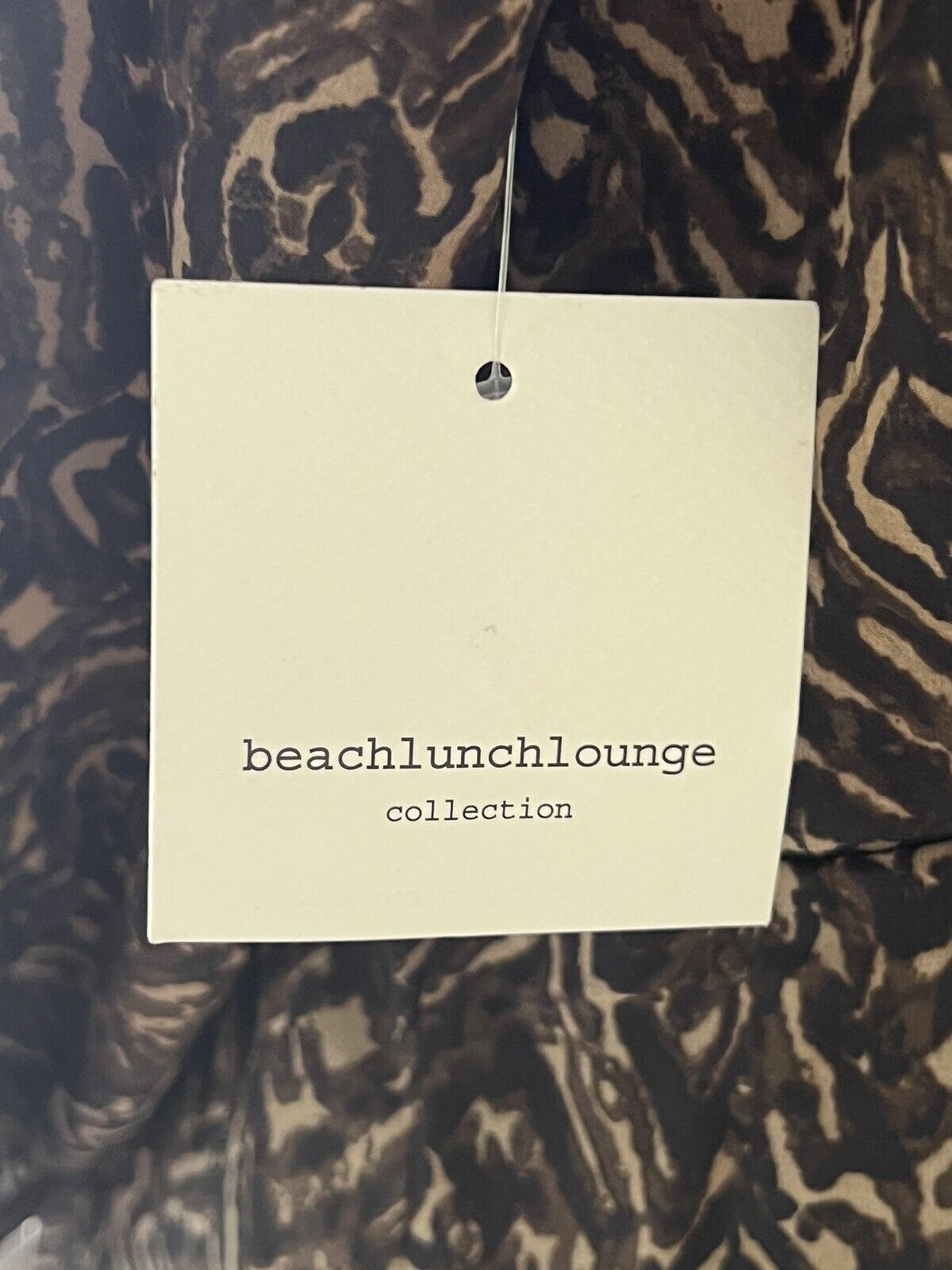 Beach Lunch Lounge Women’s Dress Size XL Black Brown (3)