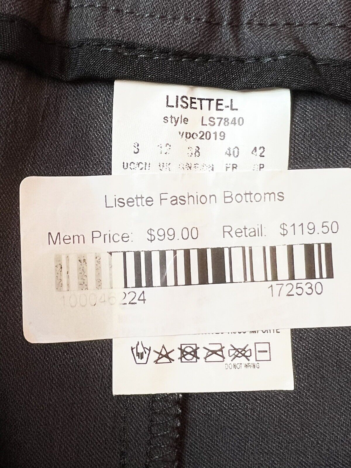 Lisette L Montreal Stretch Pull On Pants Women’s Size 12 (48)