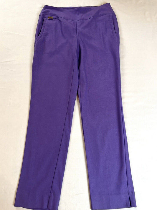 LISETTE L Montreal Women’s Golf Stretch Pants Sz 6 Purple