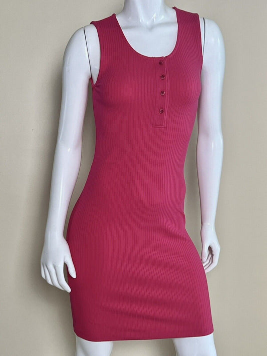 LOLE Lolë Sleeveless Tank Dress A-Line Stretch Pink Size XS (49)