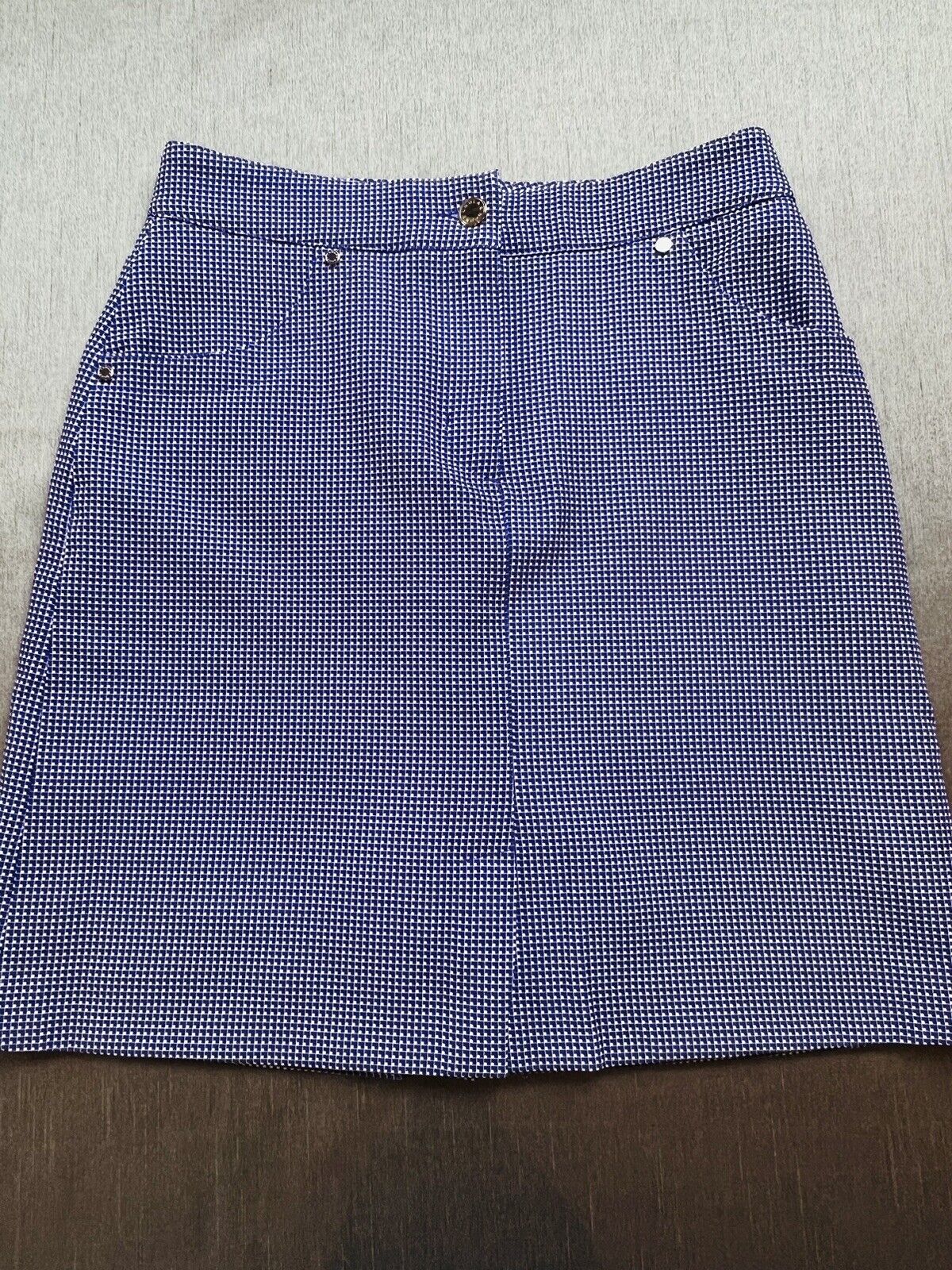 LOHLA SPORT Los Angeles Purple Tennis/golf Skirt Size 0 Checkered Skort