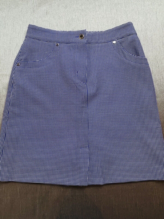 LOHLA SPORT Los Angeles Purple Tennis/golf Skirt Size 0 Checkered Skort