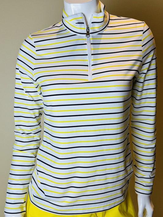 Lohla Sport Ladies Sz M/L.Golf Sweatshirt Striped .  (62)