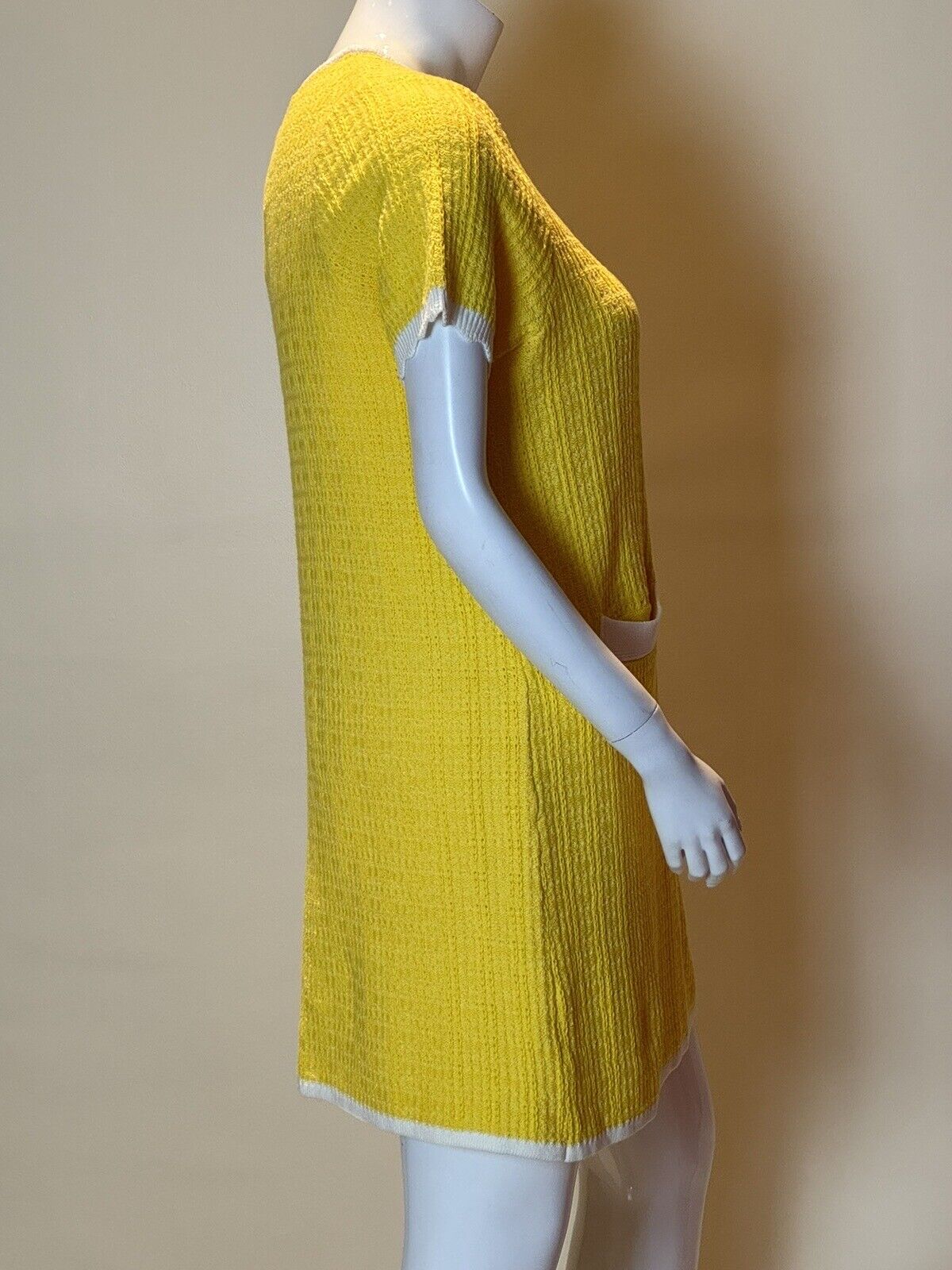 Free Assembly Women’s Tweed Yellow Dress Sz 2XL (66)