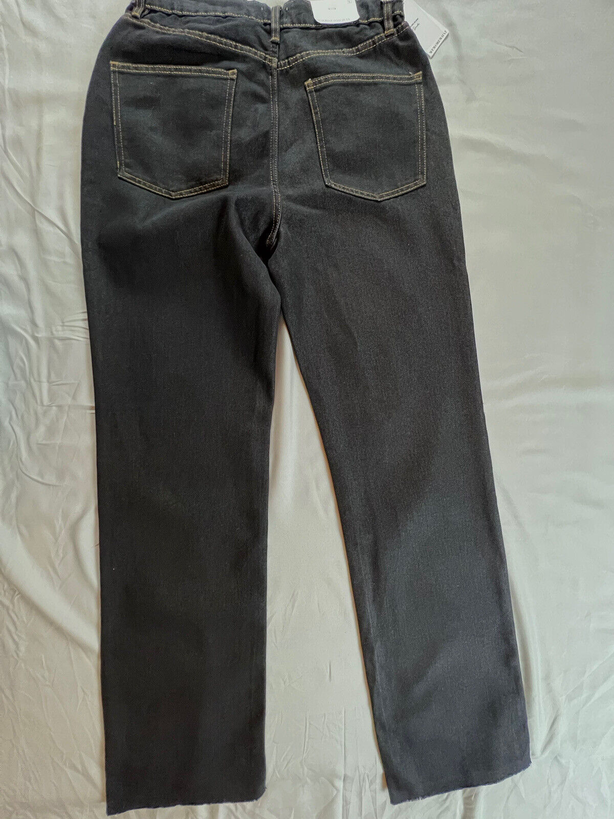 WE WORE WHAT Women’s Gray Denim High Rise Jeans Wide Leg Size 30 NWT