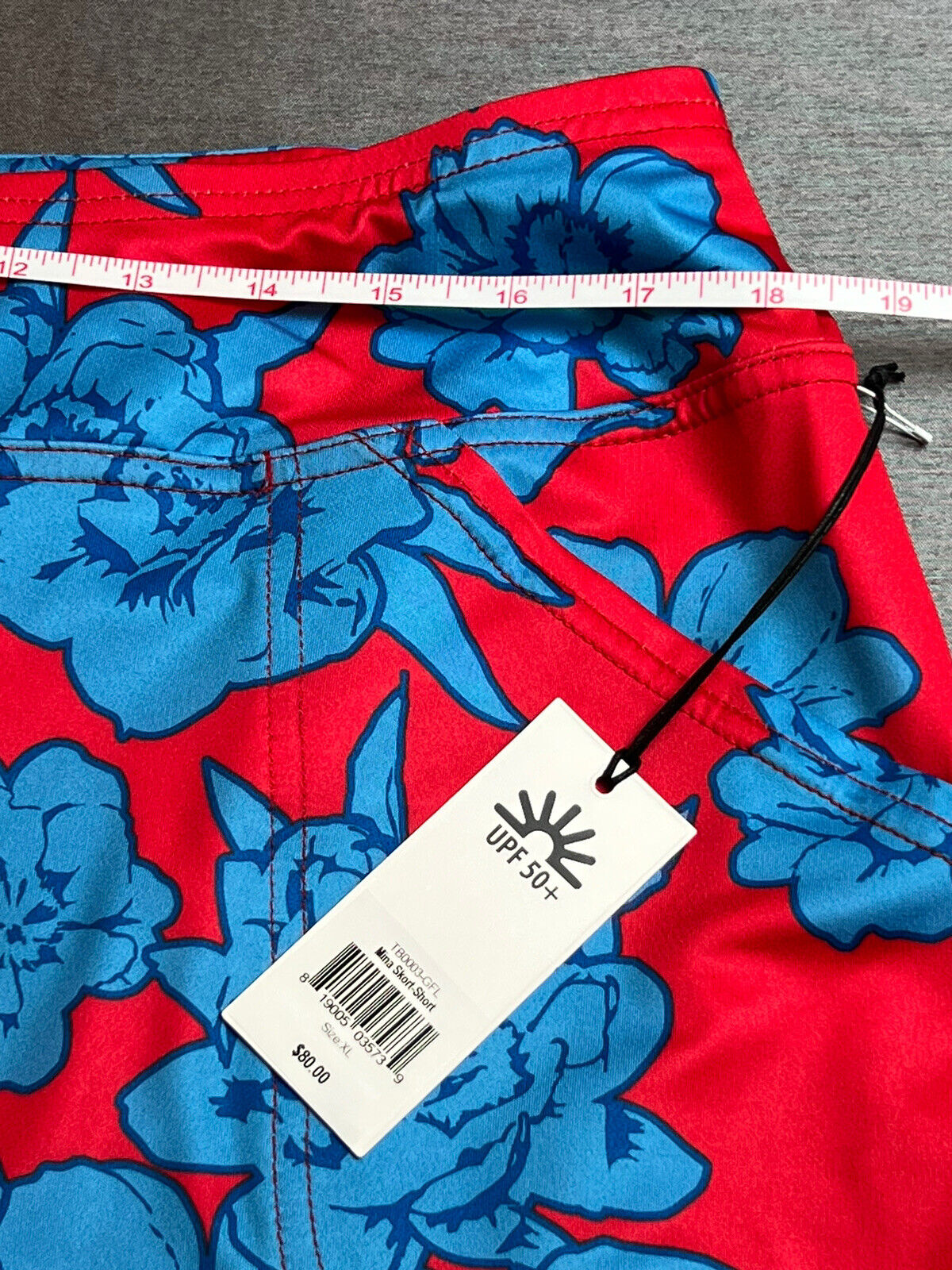 Jofit Women's Skort Skirt Golf Tennis Red Blue prints floral Size XL