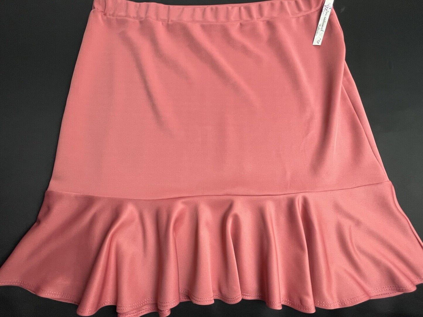 Sensational Collection Women’s Plus Orange Skirt Size 3X