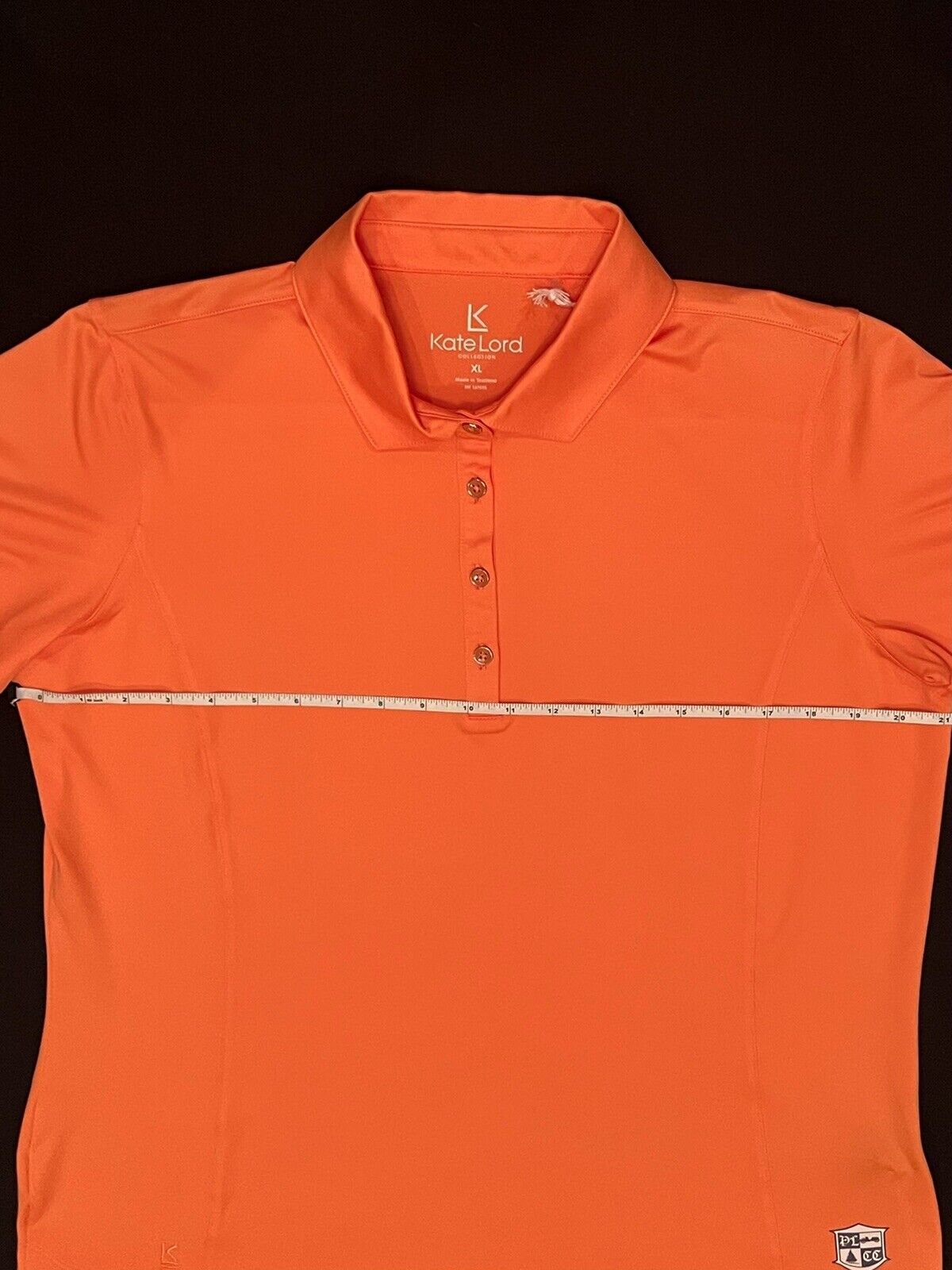 Kate Lord Women’s Golf Polo Shirt Orange Sz XL