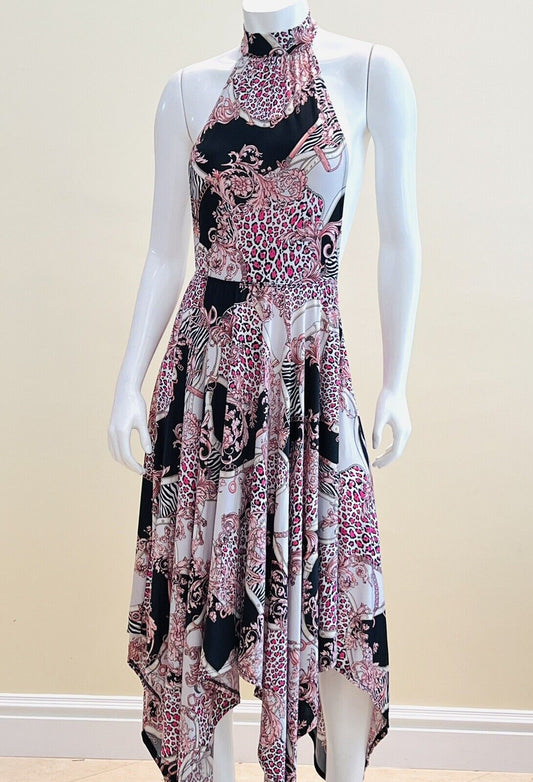 MADRAG Sleeveless Long Maxi Dress Sz M Multicolor