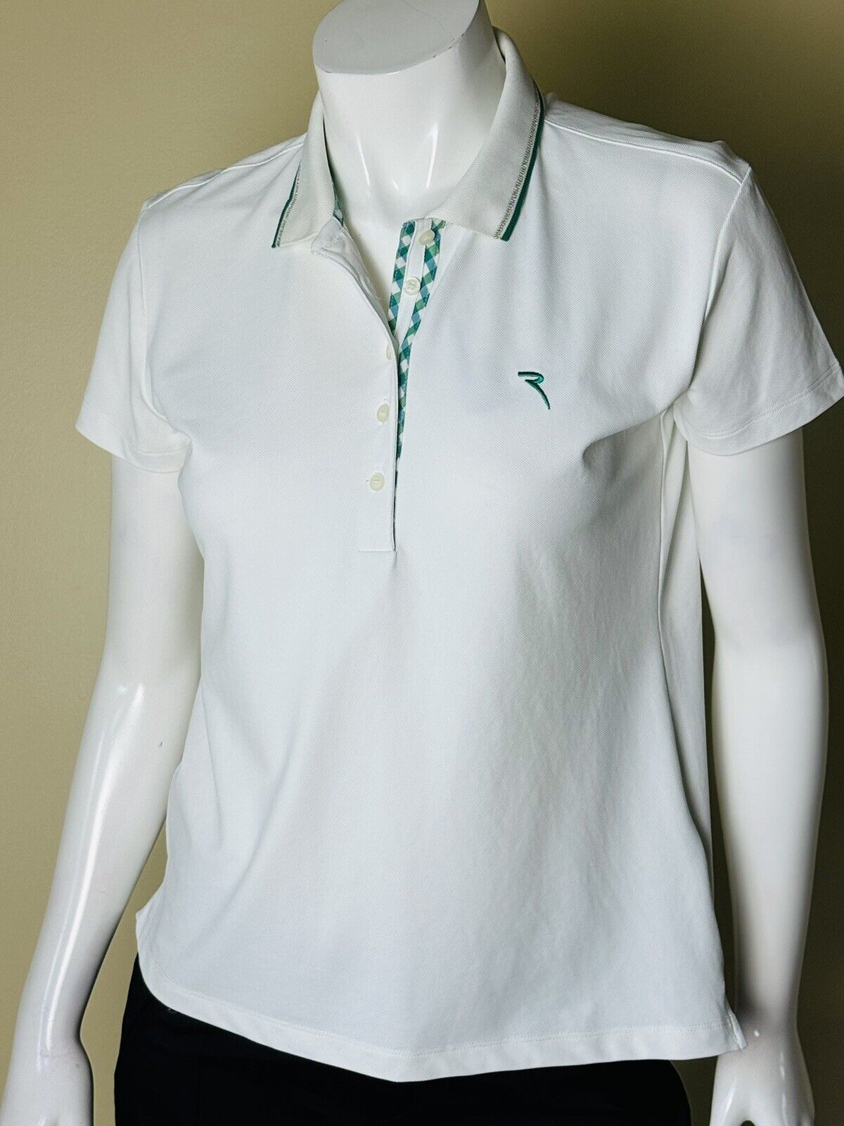 CHERVO Women’s Polo Golf Shirt Tennis Top SZ M L8   (61)