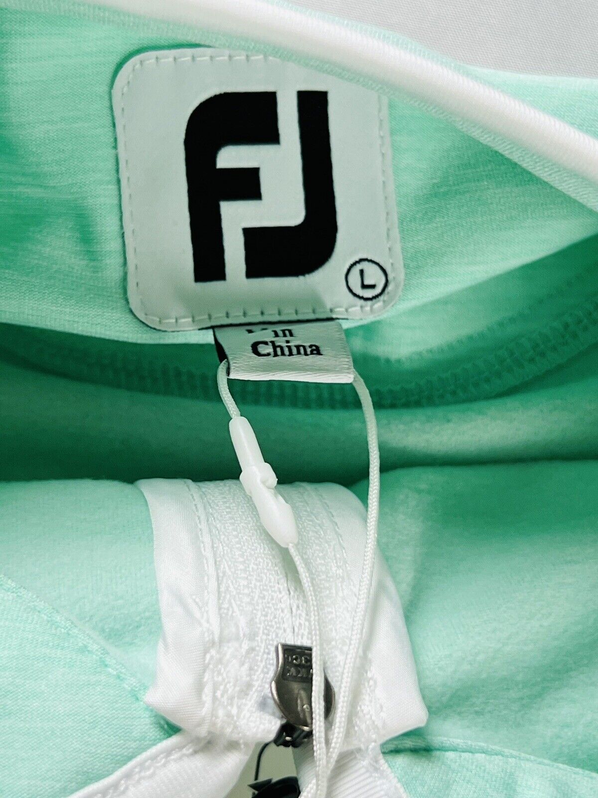 FootJoy Women’s Aqua Green golf athletic Sweatshirt size L