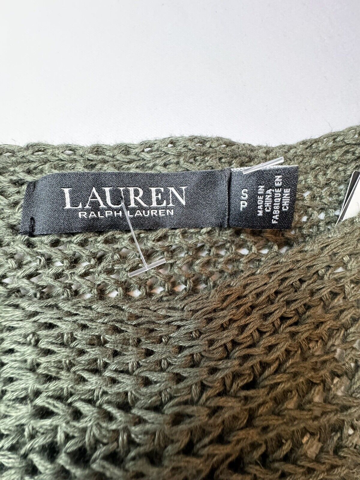 Lauren Ralph Lauren Women’s Green Knit Pullover Size S   (55)