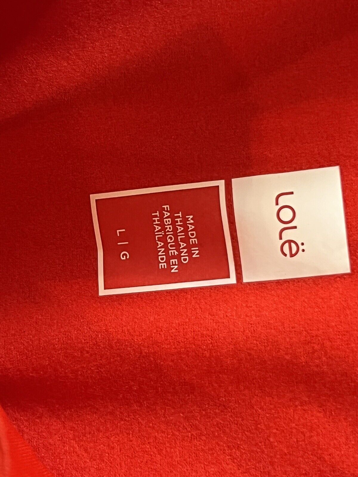 Lole Women’s Jacket Red Sz L $85 MSRP