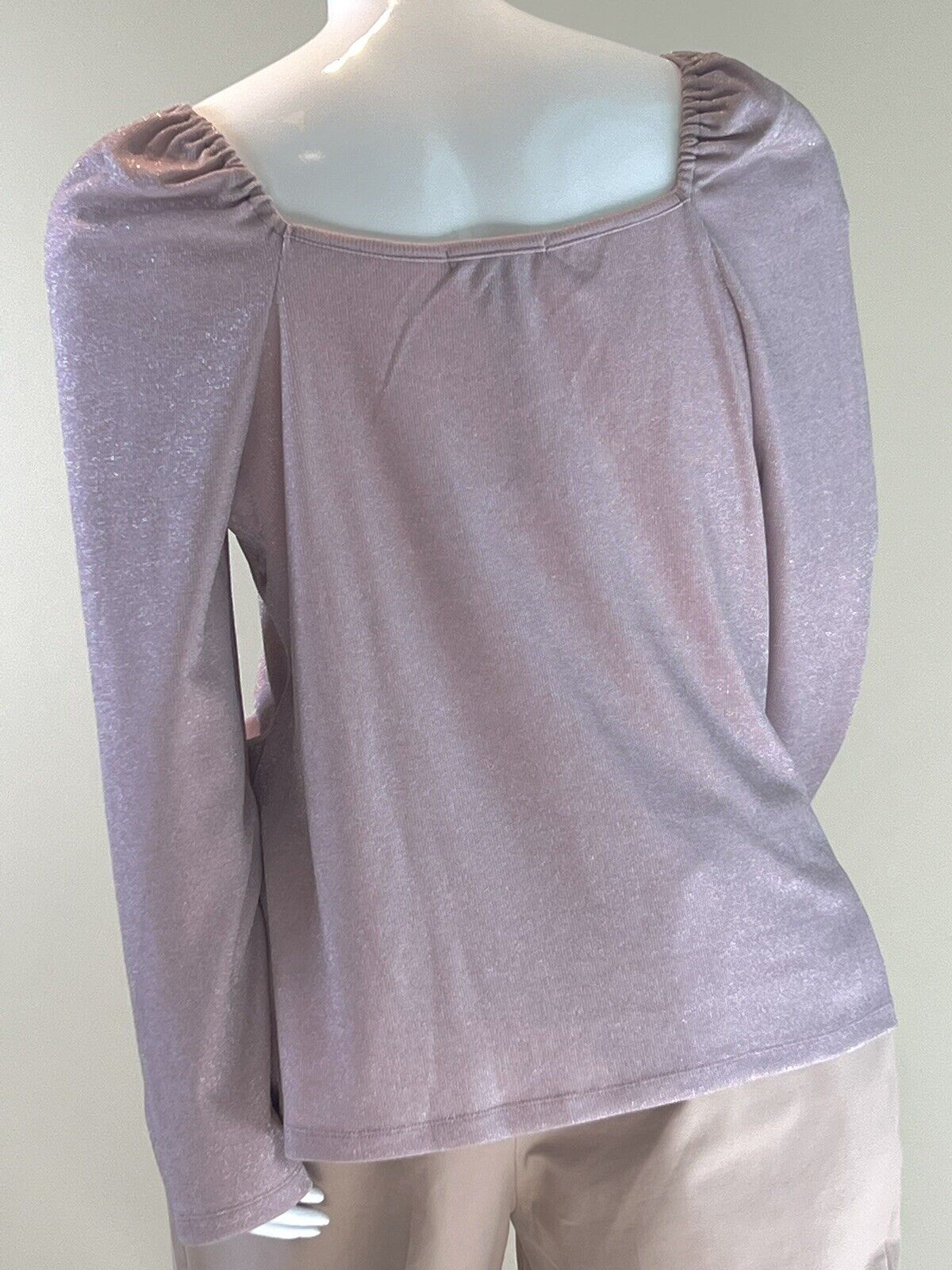 A Love Story Women’s Blouse Sz 3X Top Mauve long sleeves