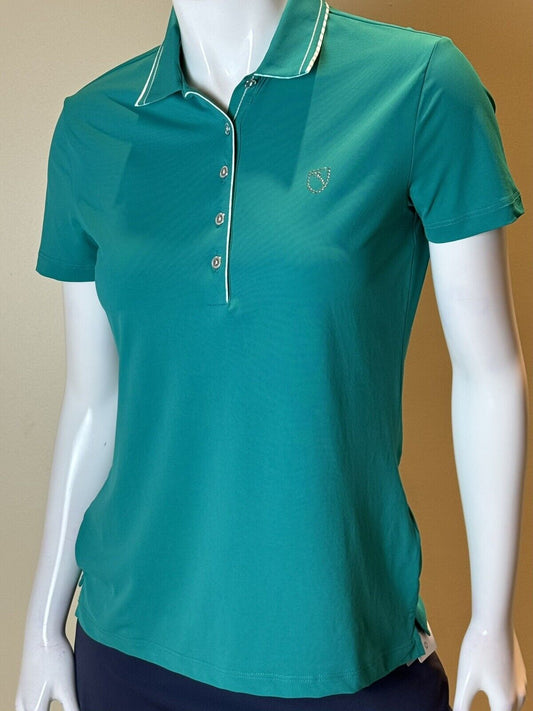 CHERVO Women’s Polo Golf Shirt Tennis Top SZ M/8