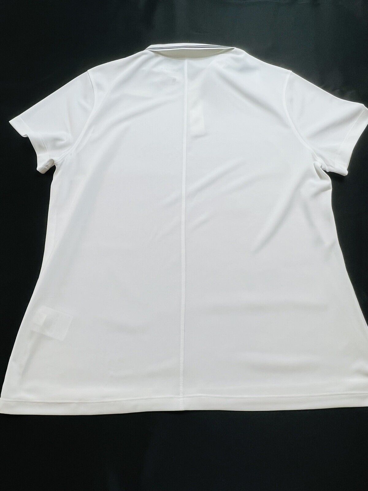 Nike Dri-Fit Women's White Short Sleeve Golf Polo Shirt Sz M