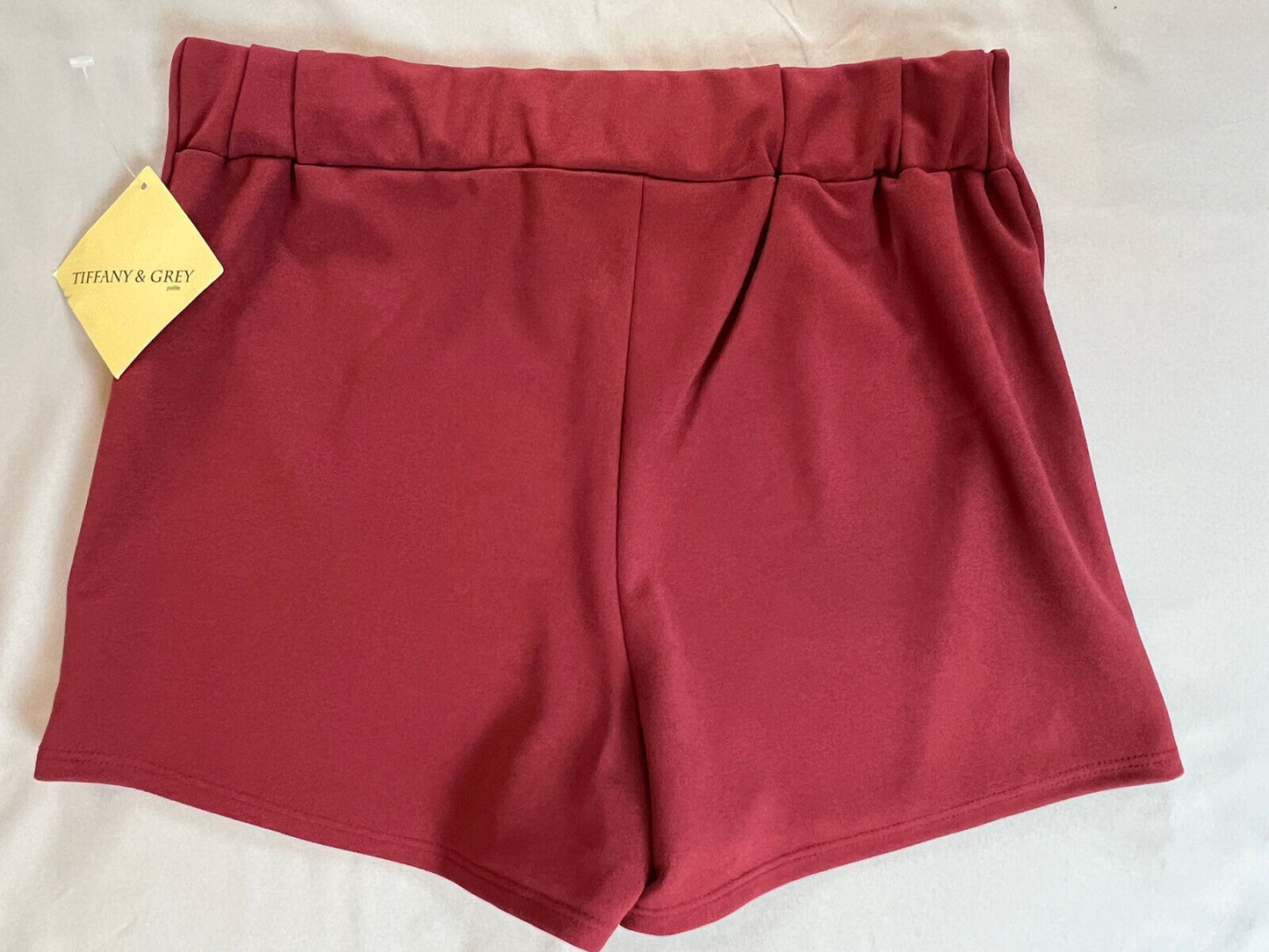 Tiffany & Grey Petite Marron Sailor Shorts Sz M